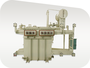 Induction melting furnace transformer
